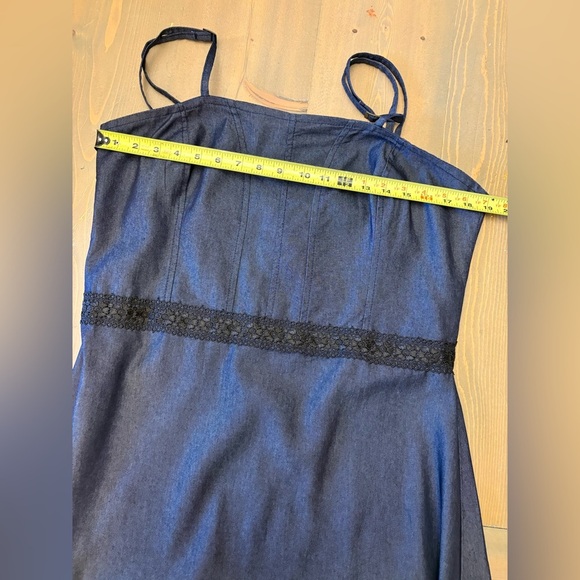 Dark Denim Dress Size Large - Picture 8 of 9
